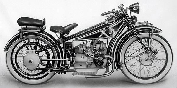 Die BMW R32, das erste BMW Motorrad - 1923