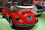 VW Kfer Cabriolet, 130 km/h schnell, 4.140 mm lang, ehemaliger Neupreis: 14.423 DM (1979)