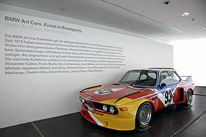 BMW 3,0 CSL Art Car von Alexander Calder im BMW Museum München