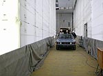 Einbringung des BMW CSi in das BMW Museum München