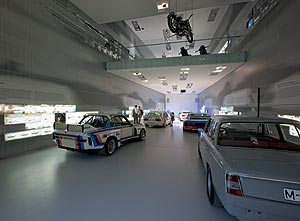 Ausstellungsraum „Tourenwagen” BMW Museum München