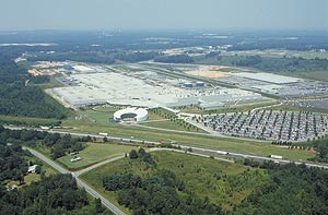 BMW Werk Spartanburg South Carolina, USA - Luftbild