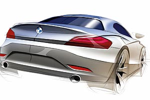 BMW Z4 Roadster, Designskizze Juliane Blasi (Design Exterieur BMW Z4)