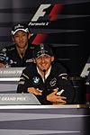Robert Kubica bei der Fahrer-Presse-Konferenz vor dem Rennen in Fuji, Japan