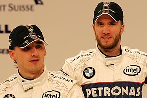 BMW Sauber F1-Fahrer 2008: Robert Kubica und Nick Heidfeld