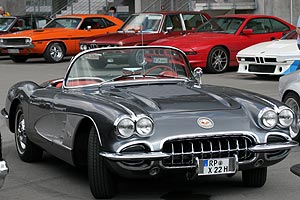 Historische Corvette beim Jim Clark Revival