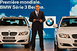 BMW Vorstandsvorsitzender Dr. Norbert Reithofer stellte zu Beginn der Presse-Konferenz den neuen 3er vor
