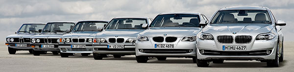 Die neue BMW 5er Limousine, Historie