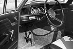 Cockpit des BMW 1602 mit Elektroantrieb