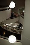 Blick in die denkmalgeschützte 'Schüssel' des BMW Museums