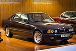 BMW 750i, erstes Serienauto seit den 30igern mit 12-Zyl.-Motor, Bauzeit: 1987-94, Stückzahl: 48.559, V12-Motor, Hubraum: 4.988 ccm, 300 PS bei 5.200 U/Min., vmax: 250 km/h