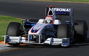 Robert Kubica beim F1-Qualifying in Australien