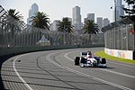 Robert Kubica auf dem Stadt-Grand Prix von Melbourne