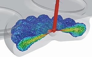 3D-CFD Simulation der Wasserstoff Hochdruckinjektoren