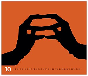 MINI Kalender 2010 - Fingerschattenspiel
