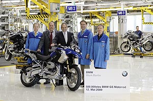 500.000stes BMW GS Motorrad