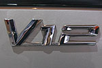 BMW 850i (E31), V12-Emblem