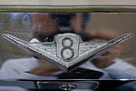 BMW V8-Schild am Heck des BMW 503 Cabrio