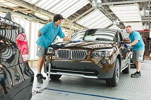 Produktion BMW X1 im Werk Leipzig