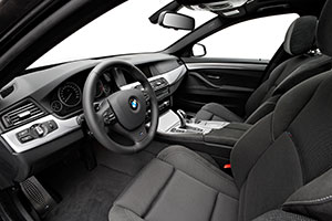 BMW 5er Limousine (Modell F10) mit BMW M Sportpaket, Interieur