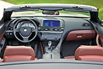 BMW 6er Cariolet (F12), Innenraum vorne mit amarobrauner Lederausstattung