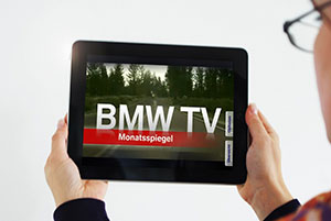 BMW auf dem iPad von Apple