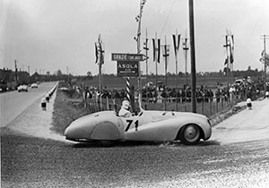 BMW 328 'Mille Miglia' Bügelfalten-Roadster während des I. Gran Premio Brescia delle Mille Miglia, 28.04.1940