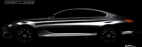 BMW Concept Gran Coupé, Designzeichung