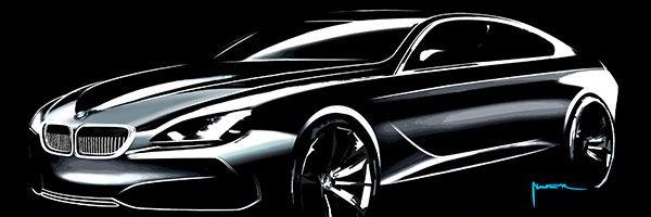 BMW Concept Gran Coupé, Designzeichung