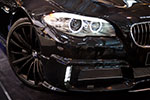 Kelleners BMW 535i (F10), mit LED-Coronaringen und zusätzlichen Tagfahrleuchten im Frontspoiler