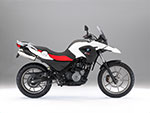 BMW G 650 GS, Standaufnahme im Studio