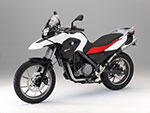 BMW G 650 GS, Standaufnahme im Studio