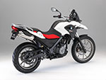 BMW G 650 GS, Standaufnahme im Studio