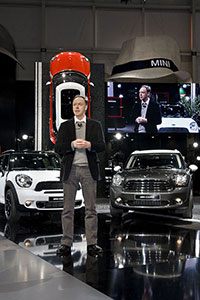 Ian Robertson, Mitglied des Vorstandes der BMW AG, bei der MINI Pressekonferenz in Genf 2010