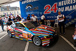 17. BMW Art Car, BMW M3 GT 2, designed von Jeff Koons im Renneinsatz in Le Mans