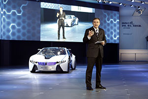 Dr. Norbert Reithofer, Vorsitzender des Vorstands der BMW AG, Automobilmesse Peking 2010