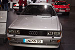 Audi quattro, Baujahr 1980, 5-Zyl.-Reihenmotor, 2.144 ccm, 147 kW (200 PS), 4.404 mm lang