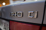 BMW 840 Ci (Modell E31), Modellbezeichnung auf der Heckklappe