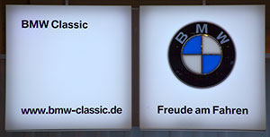 BMW Classic Leuchtschild, Techno Classica 2010