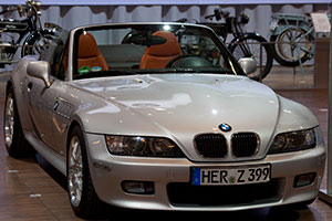 BMW Z3 auf dem BMW Messestand, Techno Classcia 2010