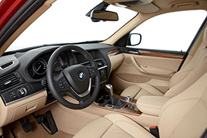 BMW X3, Modell F25, Cockpit