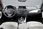 BMW 120d Urban Line (F20), Innenraum vorne.