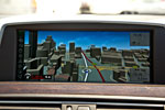 Navigationssystem mit 3D-Darstellung der Innenstadt-Situation.