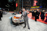 Berlinale 2011: Armin Rohde am BMW 6er Cabrio (F12).