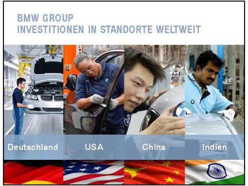 Reder von Dr. Norbert Reithofer: BMW Group, Investitionen in Standorte weltweit