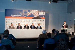 Pressekonferenz BMW Open by FWU Takaful. 