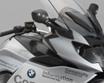 BMW Motorrad ConnectedRide. Advanced Safety Concept. Rckspiegel mit LEDs.
