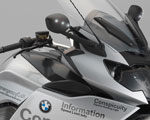 BMW Motorrad ConnectedRide. Advanced Safety Concept. R�ckspiegel mit LEDs.