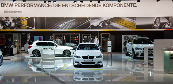 BMW Messestand auf der Essen Motor Show 2011