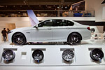 Essen Motor Show 2011: BMW 5er Limousine (F20) mit AEZ Felgen auf dem Stand von AEZ
